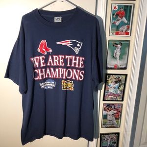 We Are The Champions 2004 Boston Red Sox New England Patriots Super Bowl XXXVIII